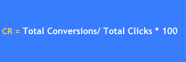 Google Ads Conversion Rate Formula
