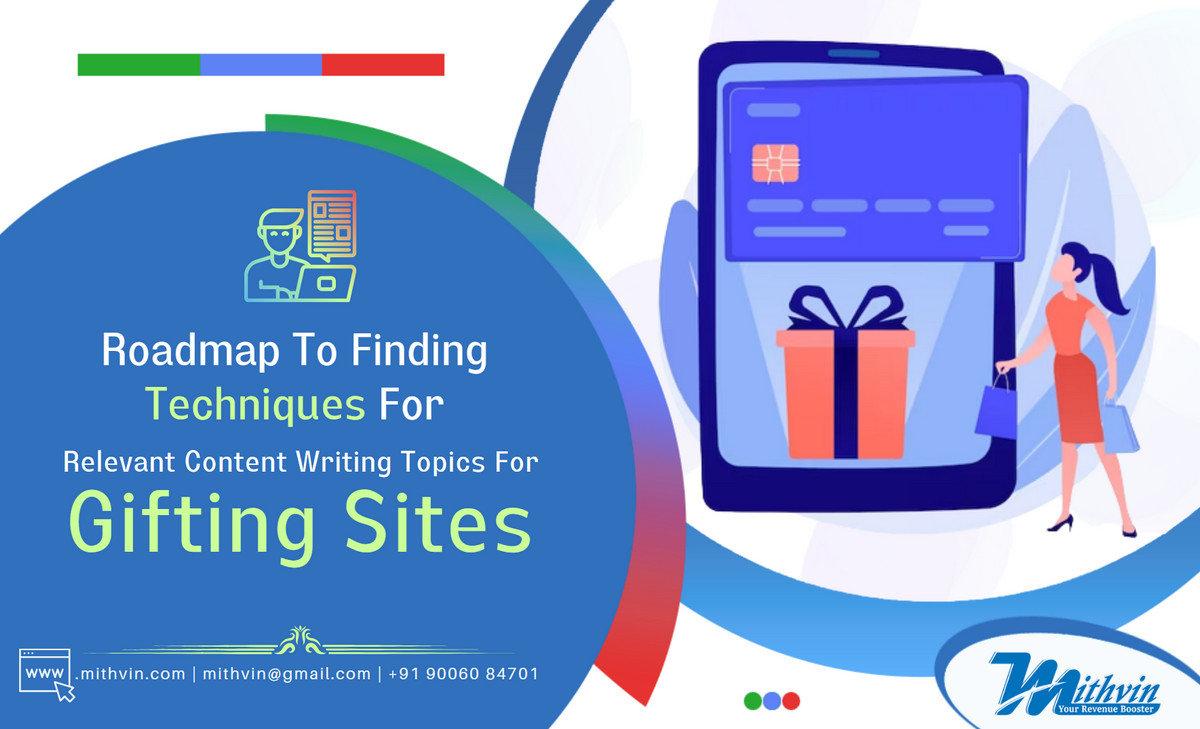 how to find content writing topic for gifting site