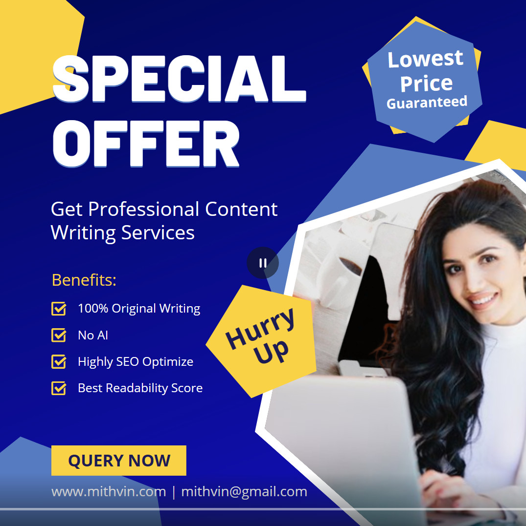 Professional Content Writing Services At Affordable Rate